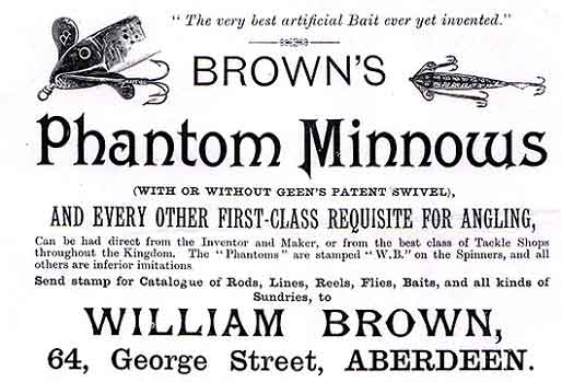 Fishing Gazette advert for the Phantom Minnow
