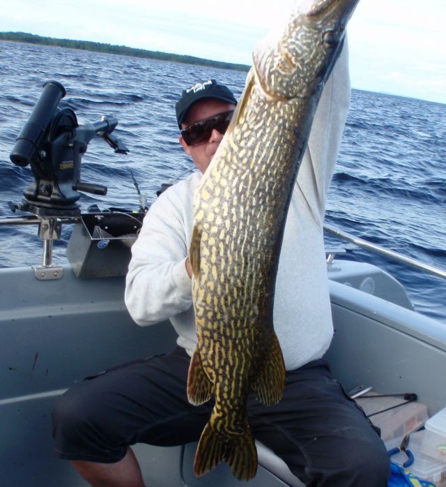 Anssi ja toinen järvikymppi.