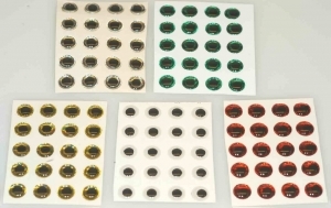 3D holografiset silmät ovat erittäin aidon näköiset, ja soveltuvat hyvin kalajäljitelmiin. Näitä silmiä voit käyttää yhdessä epoksiliiman kanssa, jolloin saat aidon näkösiä päitä perhoihin. Soveltuu hyvin käytettäväksi mm. haukiperhoissa, meritaimenperhoissa ja muissa kalajäljiltelmissä.<br /><br />20 silmää pakkauksessa.<br /> Väri -ja kokovaihtoehdot: <br />6 mm / Punainen<br />6 mm / Hopea<br />6 mm / Kulta<br />6 mm / Glow in the dark<br /><br />--<br /><br />10 mm / Punainen<br />10 mm / Hopea<br />10 mm / Kulta<br />10 mm / Glow in the dark<br /><br />2.90€