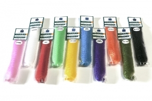 Slinky Fibre<br />Slinky Fibre on yksi haukiperhojen perusmateriaaleista. Slinky fibren kuidut ovat kestäviä, ja ne kestävät hyvin hauen hampaat. Pakkauksessa on n. 20 cm pitkiä kuitunippuja. <br />Hinta: 3.80 €