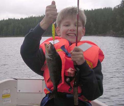 Juniori ja Imbesillillä saatu ahven