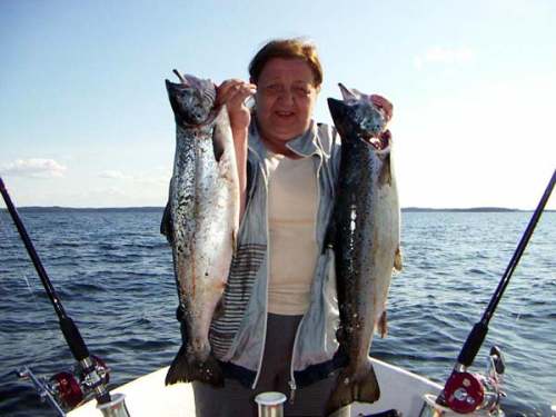 puruvedellä tameja testaamassa.